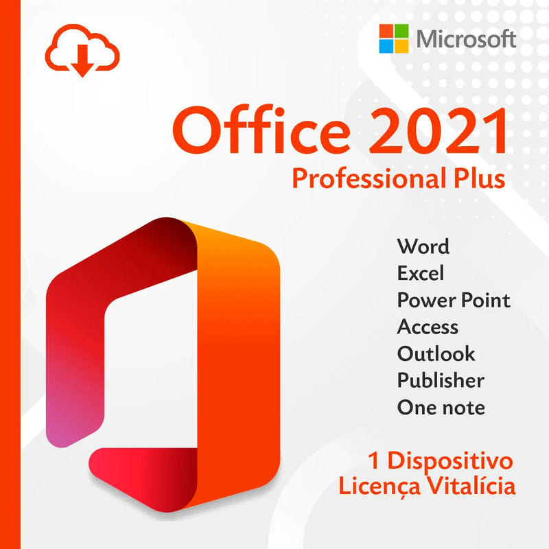 Office 2021 Professional Plus - Licença Vitalícia